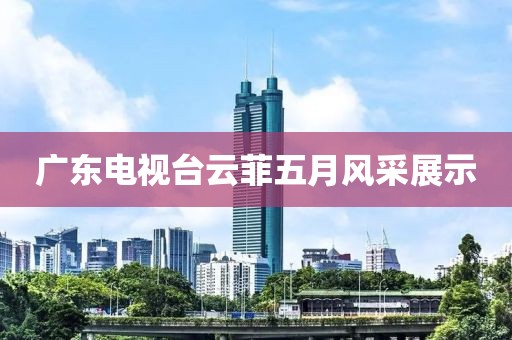 广东电视台云菲五月风采展示