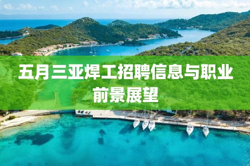 五月三亚焊工招聘信息与职业前景展望
