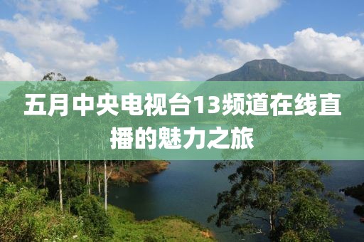 五月中央电视台13频道在线直播的魅力之旅
