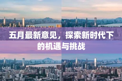 五月最新意见，探索新时代下的机遇与挑战
