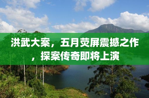 洪武大案，五月荧屏震撼之作，探案传奇即将上演