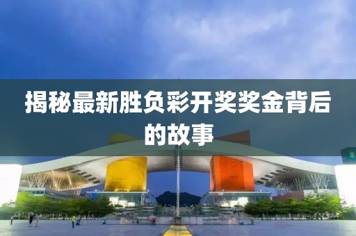 揭秘最新胜负彩开奖奖金背后的故事