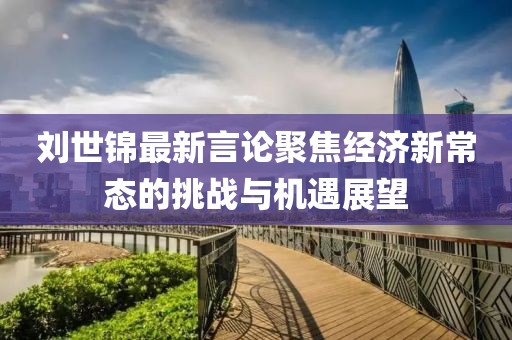 刘世锦最新言论聚焦经济新常态的挑战与机遇展望