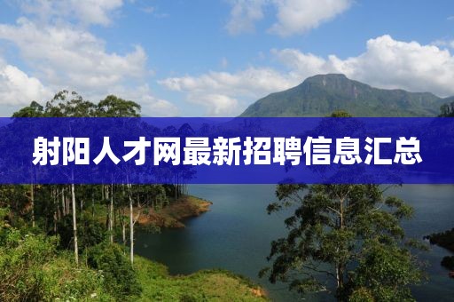 射阳人才网最新招聘信息汇总