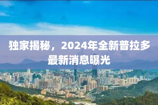 独家揭秘，2024年全新普拉多最新消息曝光