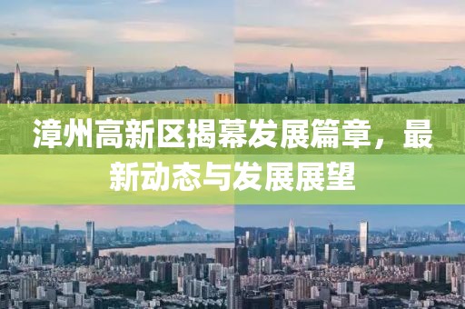 漳州高新区揭幕发展篇章，最新动态与发展展望